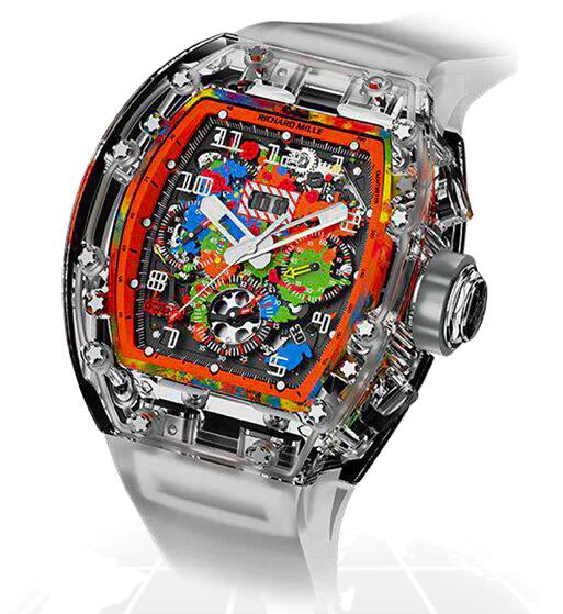 Replica Richard Mille RM011 SAPPHIRE FLYBACK CHRONOGRAPH "A11 FANTASY ORANGE" Watch